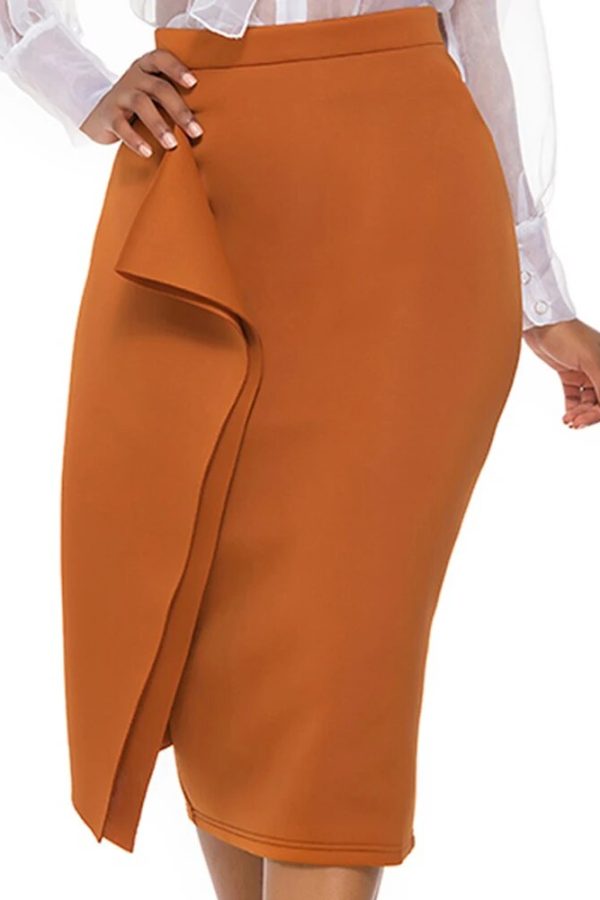 Empire Bodycon Midi Skirt: 2023 Chic Office & Party Wear