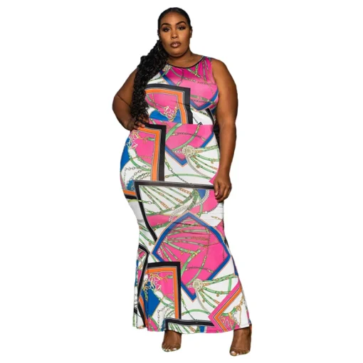 SOMO Plus Size Maxi Dress