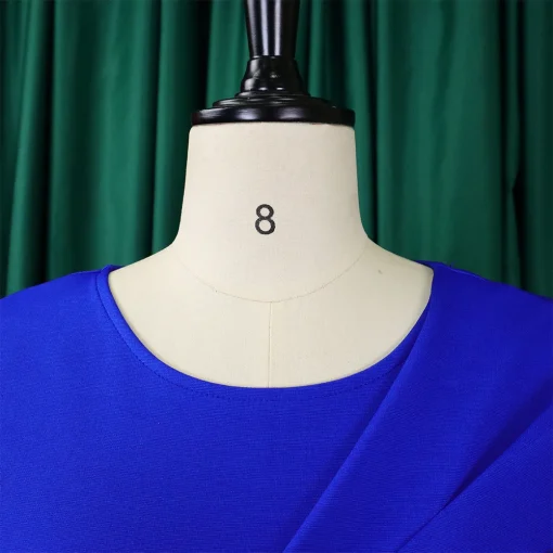 Elegant Round Neck Sleeveless Bodycon for Formal Business - Image 5