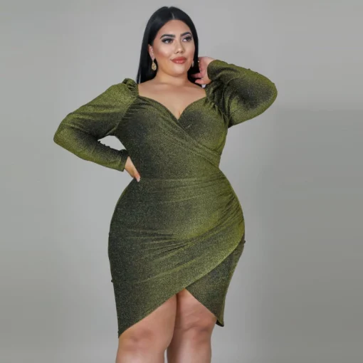 Cold Shoulder Bodycon: New Plus Size Cocktail Party Dress