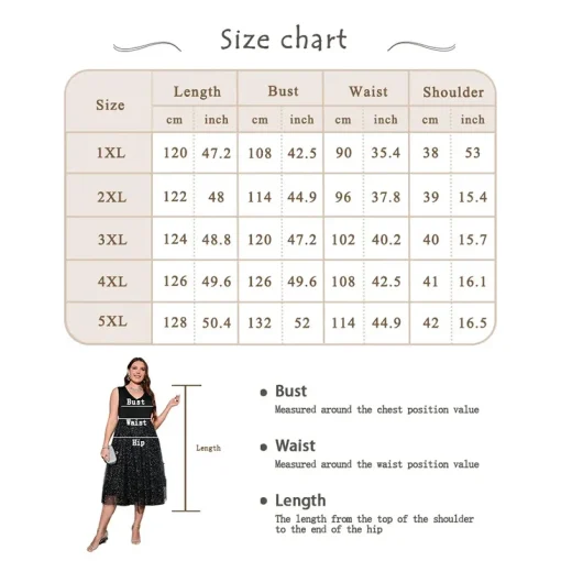 Mesh Midi Dress: Plus Size, Splicing Wave Point, V Neck - Image 6