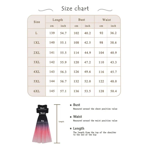 Gradient Evening Dress: Plus Size, Crew Neck, High Quality Luxury - Image 6