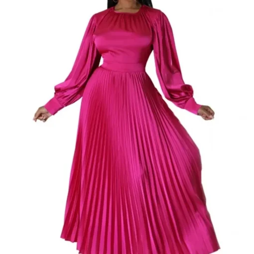 Elegant Plus Size Maxi Dress: Ladies' Traditional Clothing for Fiesta