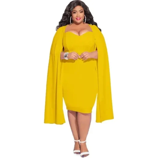 ube Top Party Dress: Plus Size, Irregular Long Sleeve, Fashion - Image 3