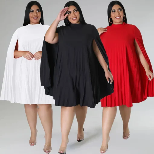 Elegant Plus Size Dress: Ruched, Luxury Evening Fashion