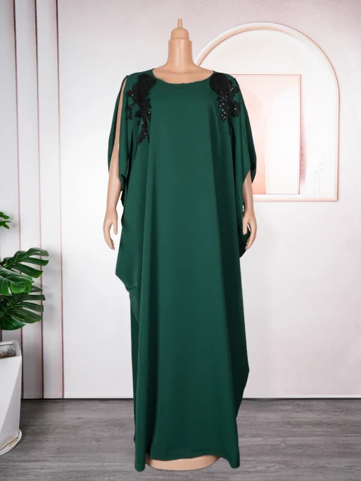 Dubai Luxury Abaya : African Wedding Party Dress - Image 4