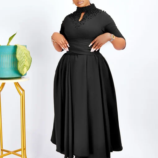 Spring African Dresses: Elegant Plus Size Wedding Attire - Image 6