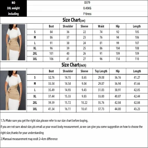 Elegant Plus Size Diagonal Collar Color Matching Pleated Dress - Image 6