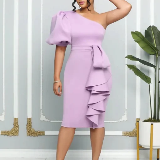 Summer Plus Size Wrap Dress - Sexy, Slimming, Commuting Style