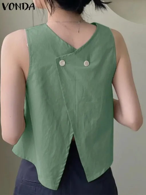 Summer Sleeveless Fashion Tops - Image 3