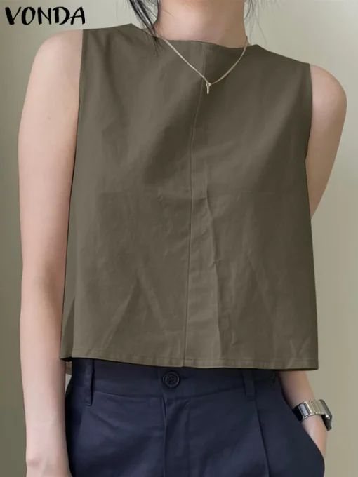 Summer Sleeveless Fashion Tops - Image 2