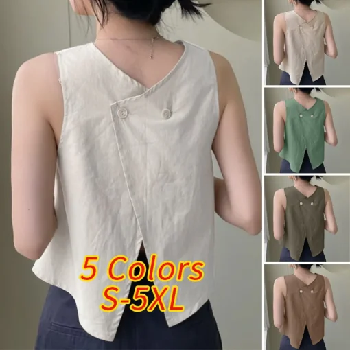 Summer Sleeveless Fashion Tops