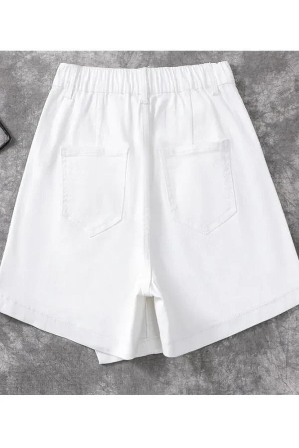 Denim Plus Size A-Line Mini Skirt