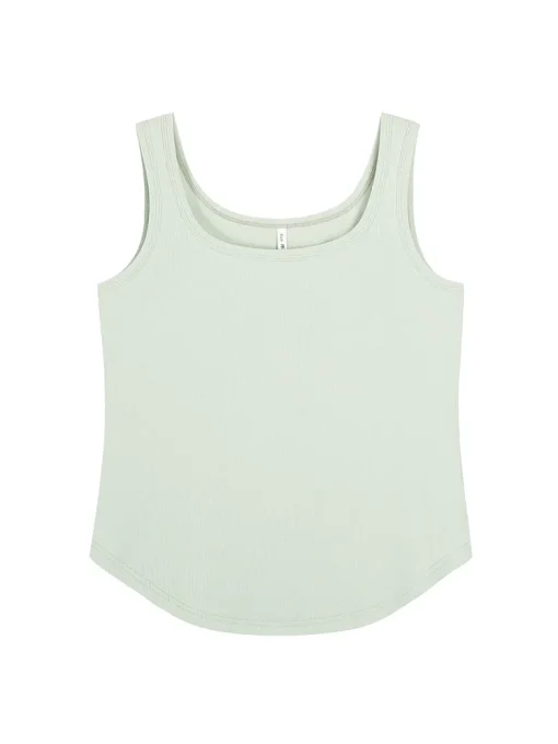 Plus Size Scoop Neck Knitted Tank Top - Image 2