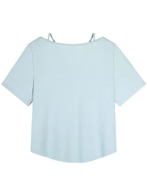 Plus Size Square Neck Summer Tee