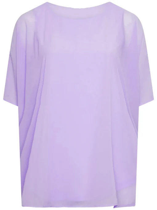 Plus Size Batwing Cape Blouse - Image 5