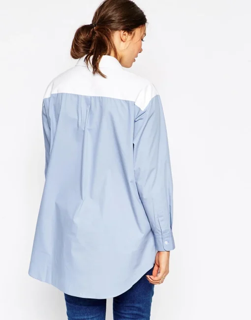 Plus Size Oversized Button-Up Shirt 6XL-8XL - Image 2