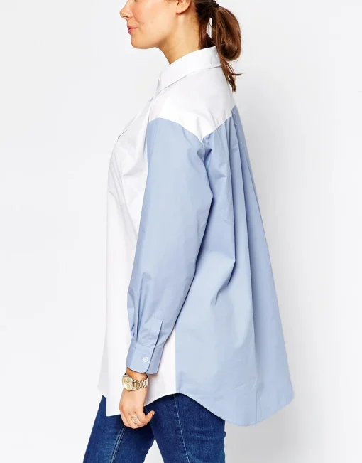 Plus Size Oversized Button-Up Shirt 6XL-8XL - Image 3