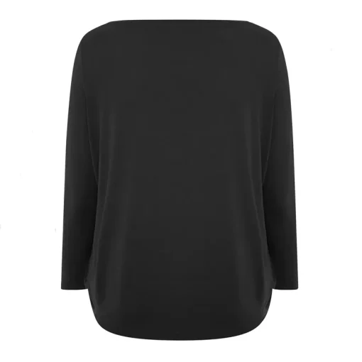 Plus Size Black Cotton T-Shirt 5XL-8XL - Image 5