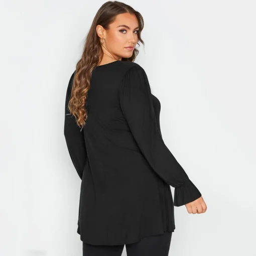 Plus Size Hi-Low Tunic - 3/4 Sleeve 6XL - Image 3