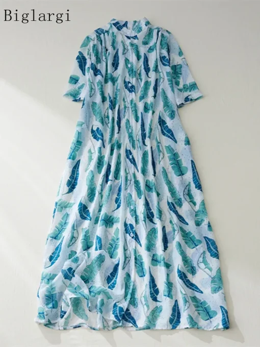 Plus Size Summer Long Dress - Image 2