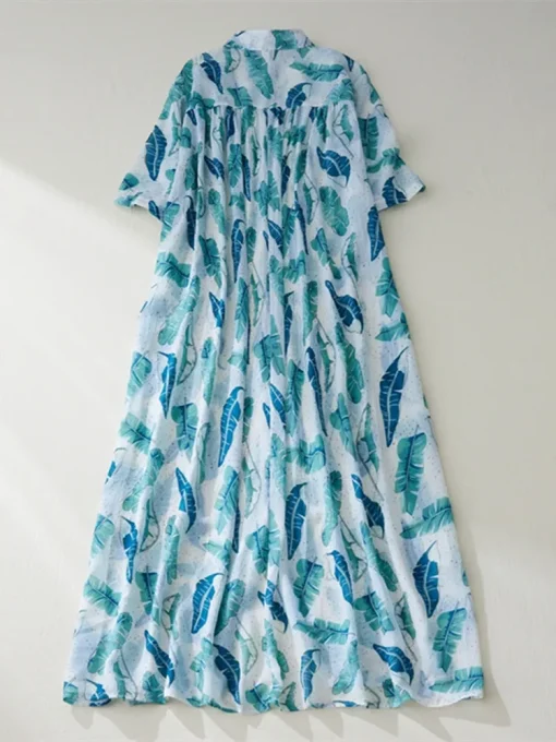 Plus Size Summer Long Dress - Image 4