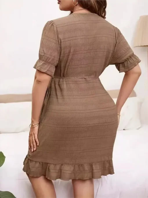 Plus Size Summer Mini Dress - Image 3