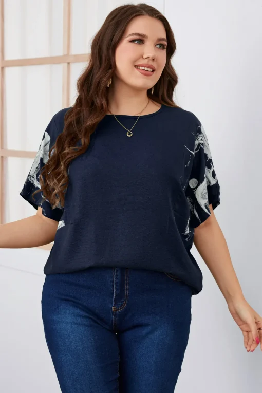 Plus Size Women's Casual Tee - Image 3