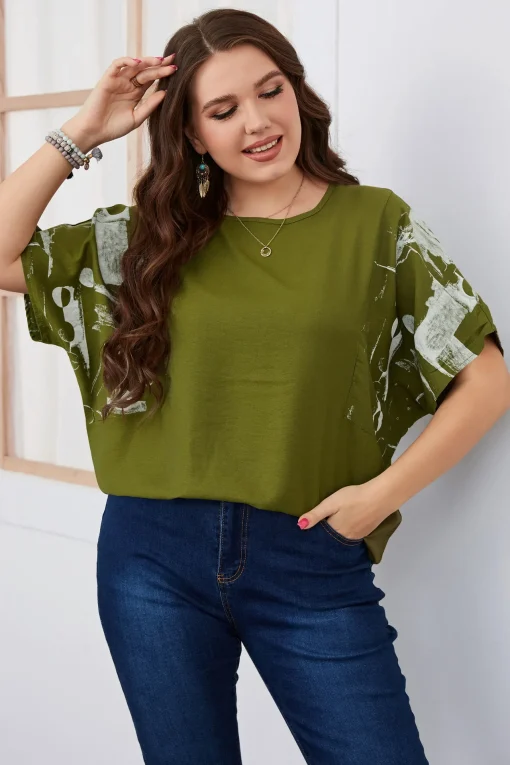 Plus Size Women's Casual Tee