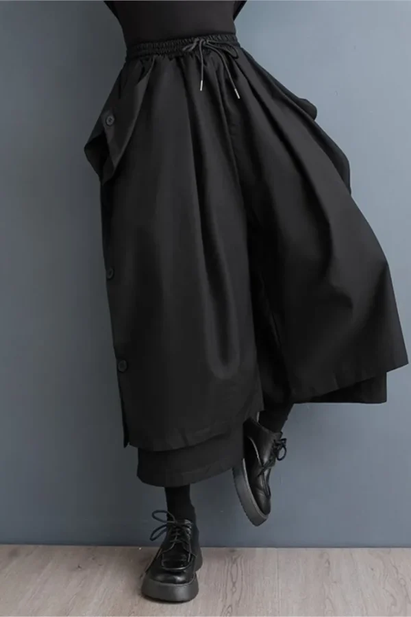 Oversized High Waist Pleated Trousers