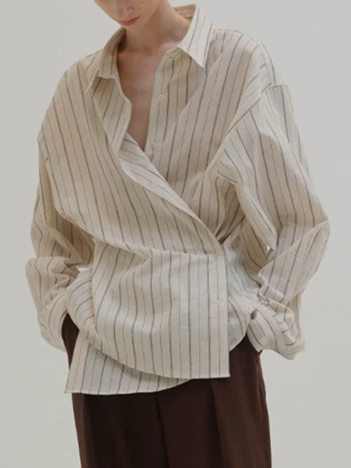 Versatile Striped Shirt - Image 4