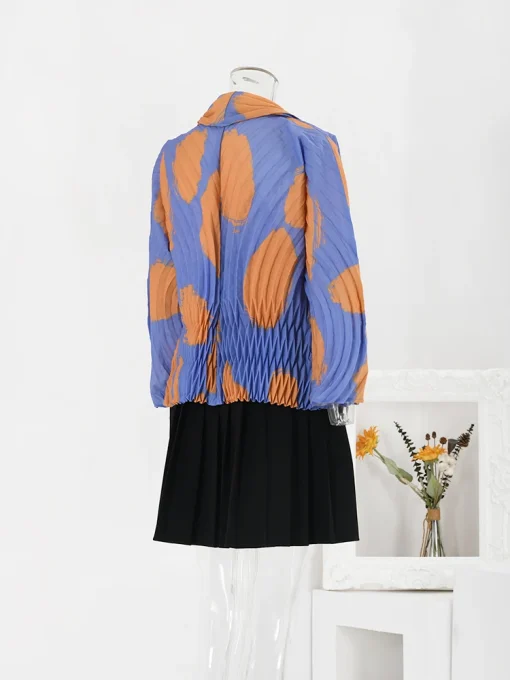 Contrast Pleated Shirt - Image 2