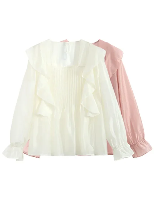 Ruffle Blouse Loose Fit - Image 2