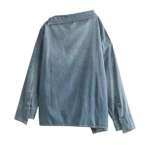 Irregular Denim Shirt