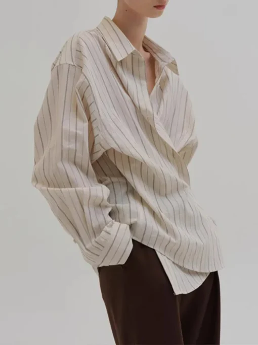 Versatile Striped Shirt - Image 3