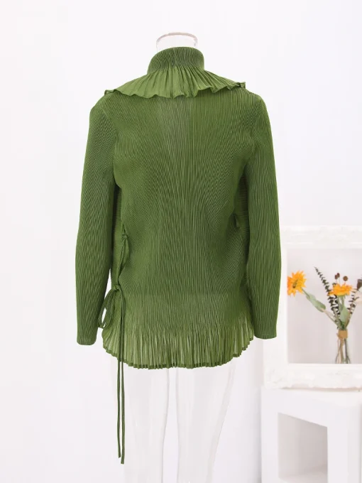 Ruffled Pleated Shirt - Image 2