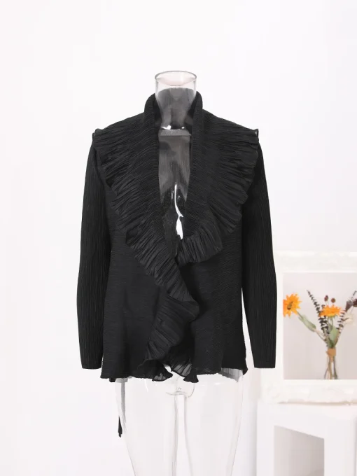 Ruffled Pleated Shirt - Image 5