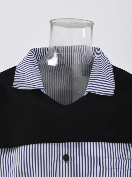 Contrast Striped T-Shirt - Image 3