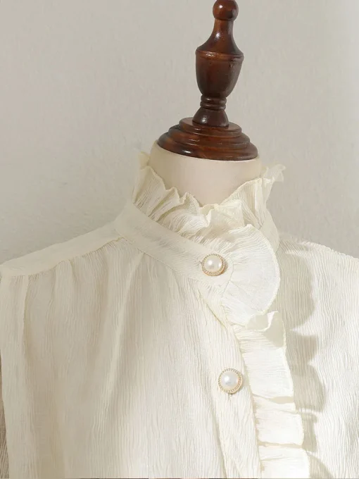 Lace Ruffle Shirt - Image 2