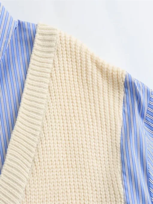 Striped Knit Shirt - Image 4