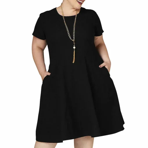 Plus Size Loose Summer Dress for Women Clearance Sale