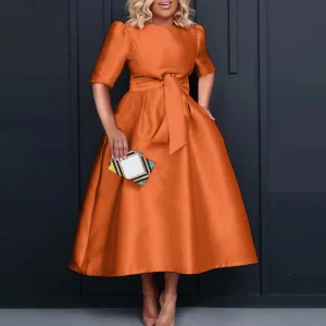 Women's Sexy Puff Sleeve Summer Beach Party Dress
