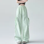 Fashionable Pleated Wide Leg Pants for Casual Wear