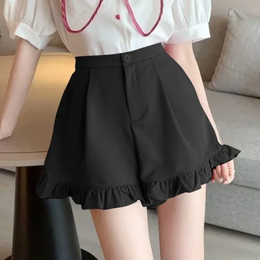 High Waist Ruffled Hot Shorts for Summer Style - Image 6