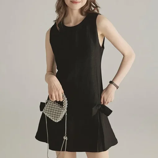 Women's Sexy Sleeveless Tank Dress Elegant Casual Mini