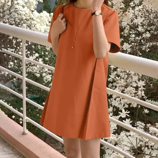 Women Summer Mini Dress Sexy Casual Loose Sundress