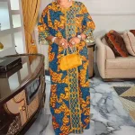 Women's Bohemian Printed Long Maxi Summer Dress
