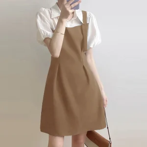 Women’s Elegant Summer Sundress with Puff Sleeves