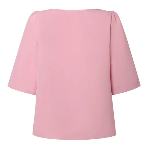 Women’s Summer Tunic Square Collar Puff Sleeve Blouse - Image 6