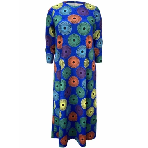 Plus Size Loose Casual Maxi Dress for Women - Image 7